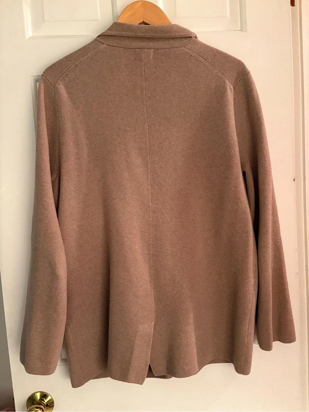 J. Crew Soft Taupe Knit Cardigan